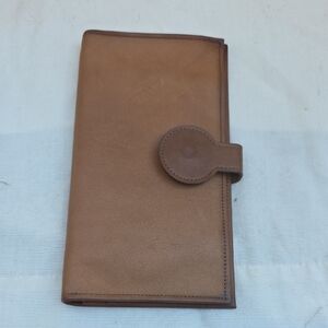 Premium Tan Leather Phone Cover